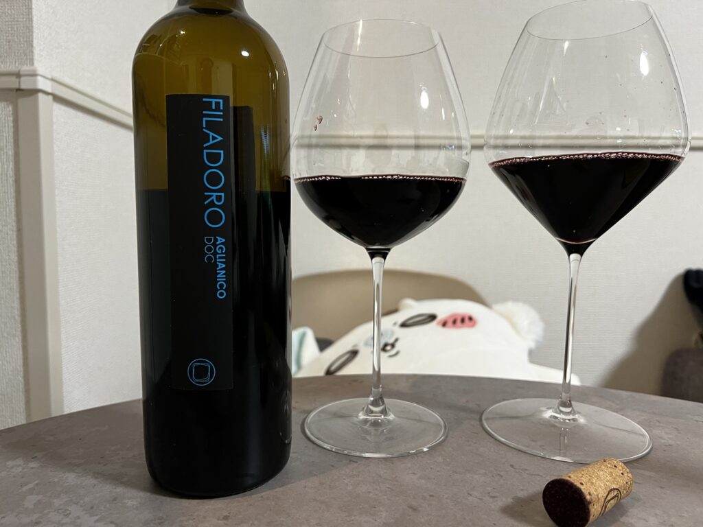 【ワインレビュー】フィラドーロ イルピニア アリアニコ 2020(Filadoro Irpinia Aglianico)